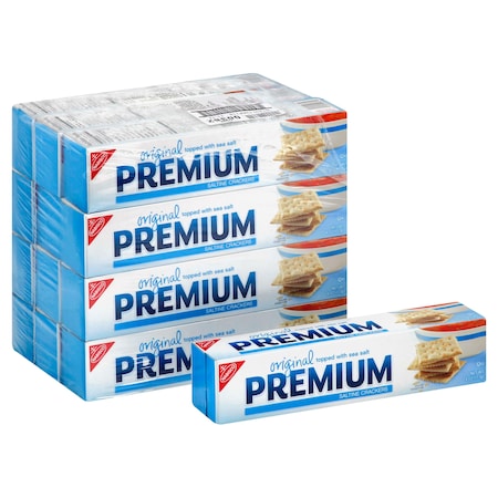 NABISCO Nabisco Premium Saltine Crackers 4 oz. Box, PK12 00382